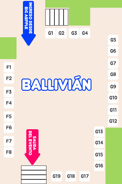 mapa del evento