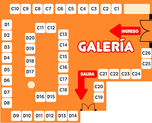 mapa del evento