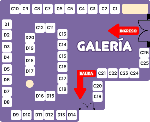 mapa del evento